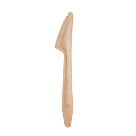 Smarty Had A Party Natural Birch Eco-Friendly Disposable Dinner Knives (600 Knives), 600PK 4662KF-CASE